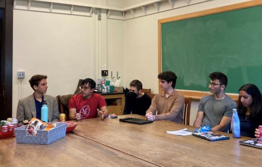 Weekly meeting of the Logos students