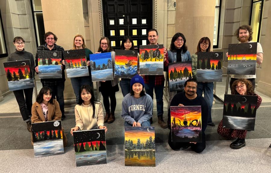 Sage School of Philosophy Graduate Student Paint Night