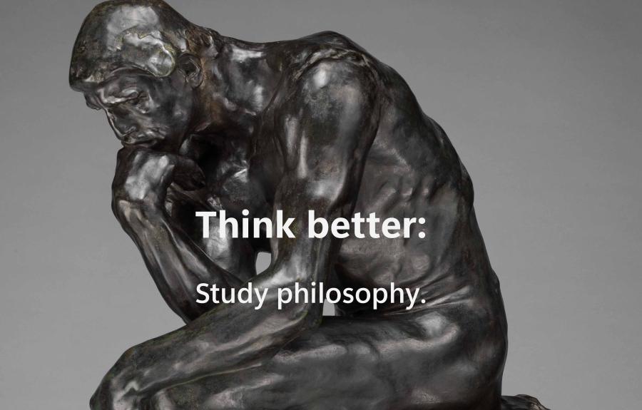 Photograph of Rodin's "The Thinker," modeled ca. 1880, cast ca. 1910